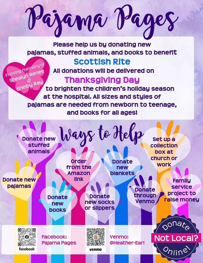 Pajama Pages: Hope for Hospitalized Children