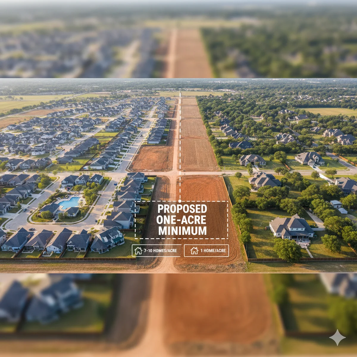 Forney City Council Approves One-Acre Minimum for New Residential Developments