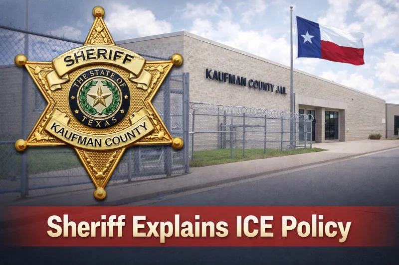Kaufman Sheriff Beavers Explains ICE Detention Policy