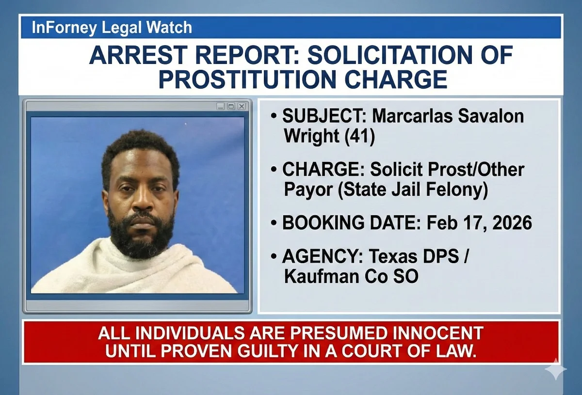 DPS Arrests Man on Felony Solicitation of Prostitution Charges