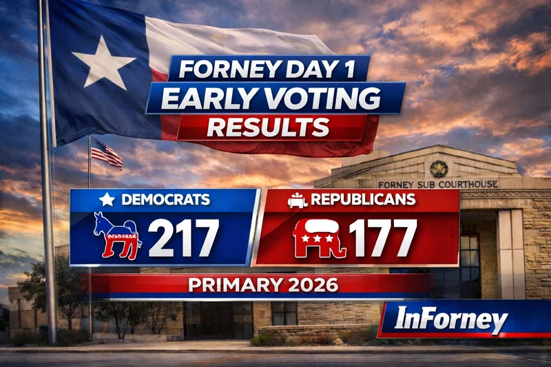 Kaufman County Primary: Day 1 Early Voting Insights