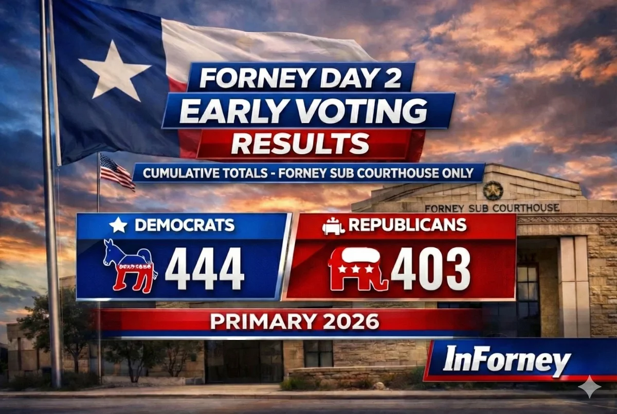 Kaufman County Early Voting: A Tale of Two Political Strongholds