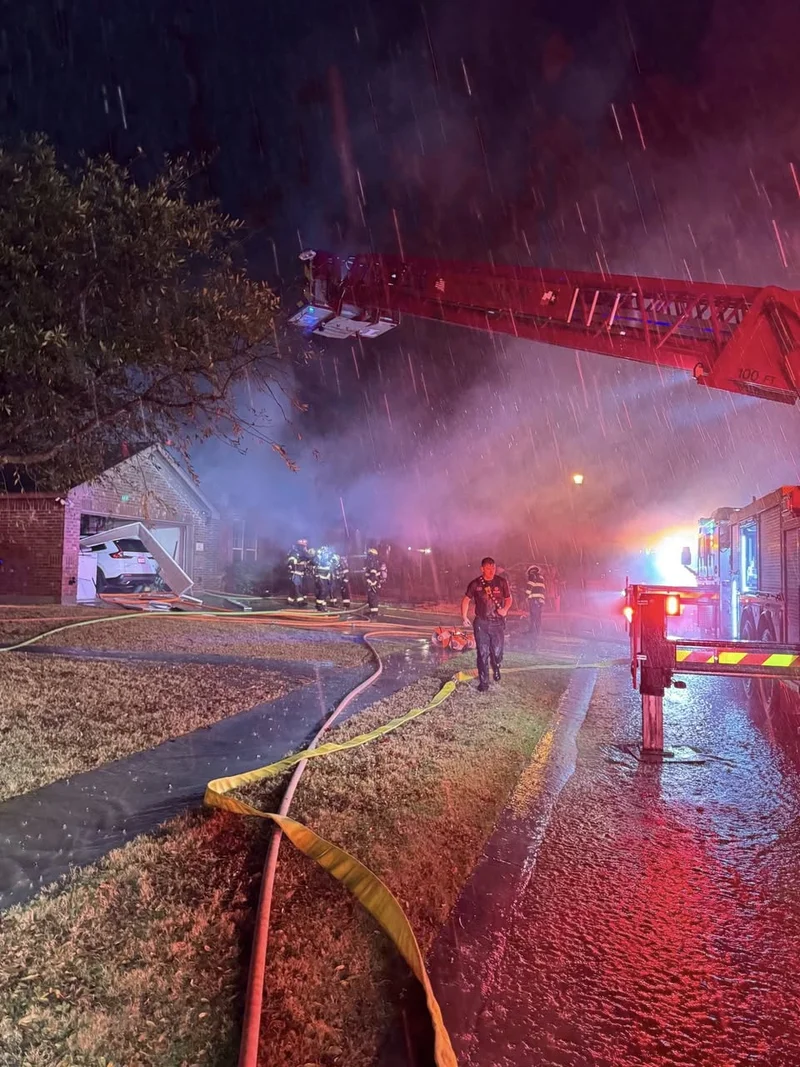 Forney Fire Department Responds to Multiple Structure Fires During Storms