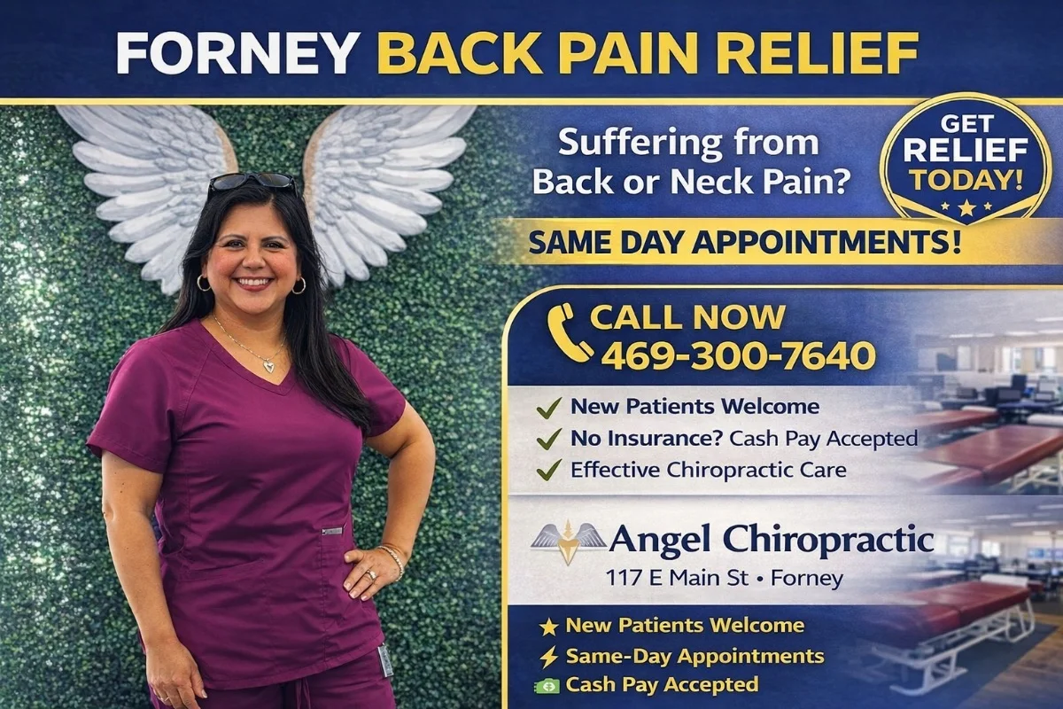Find Relief from Back and Neck Pain at Angel Chiropractic in Forney