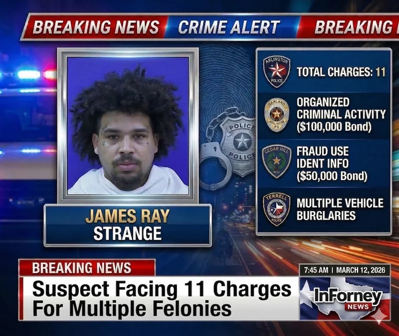 North Texas Man Arrested in Connection with Multi-Jurisdictional Vehicle Burglary Ring