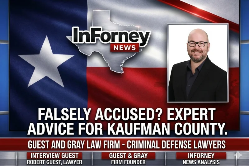 Forney Lawyer Robert Guest on Combatting False Accusations in Kaufman County