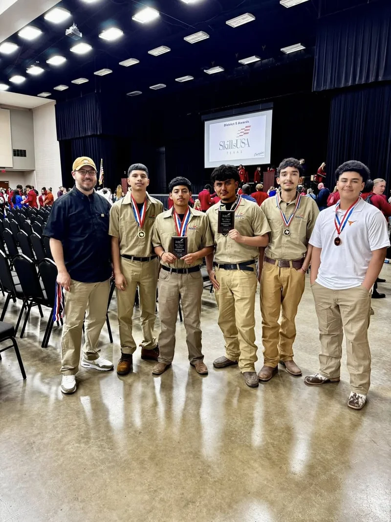 Forney's Future Builders Shine at SkillsUSA District 5 Competition