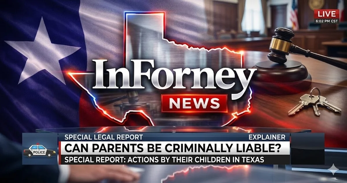 Can Parents in Texas Be Criminally Liable For Actions By Their Children?