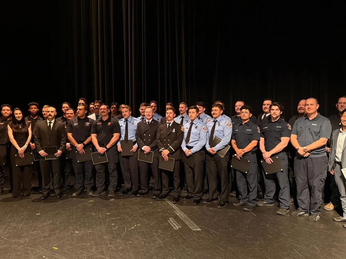 Forney Firefighters Celebrate Graduation from Paramedic Program