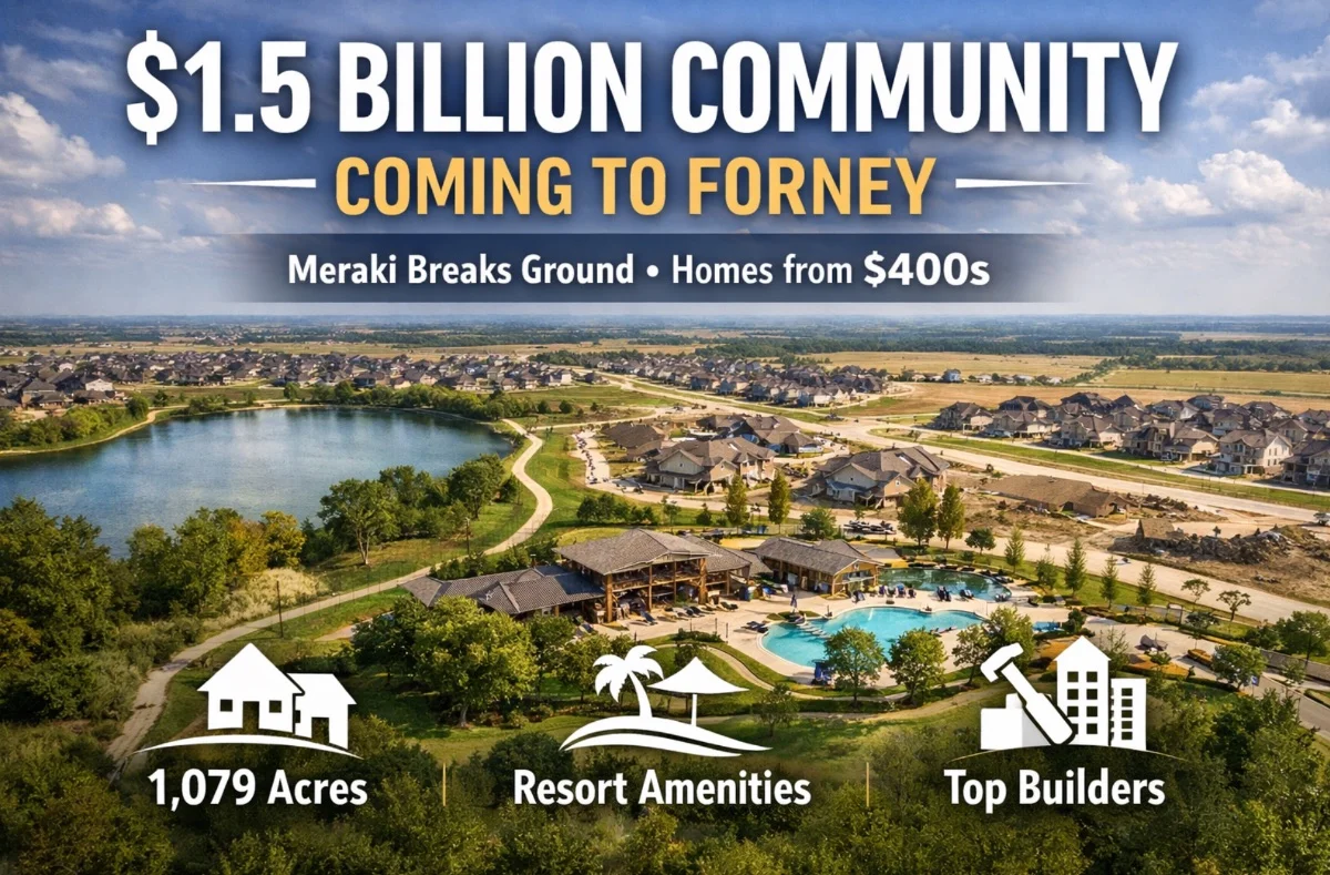 New $1.5 Billion Master-Planned Community Meraki Breaks Ground in Forney