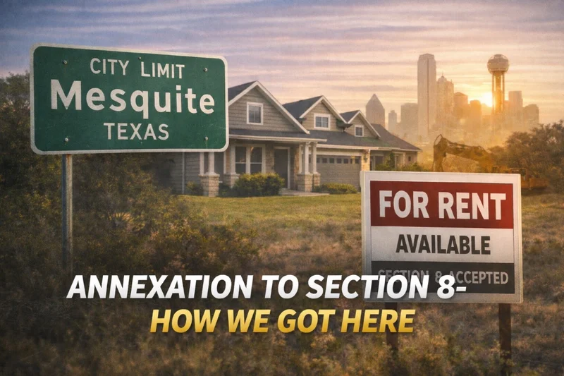 How we got here, the journey from fighting  Mesquite annexation to Section 8