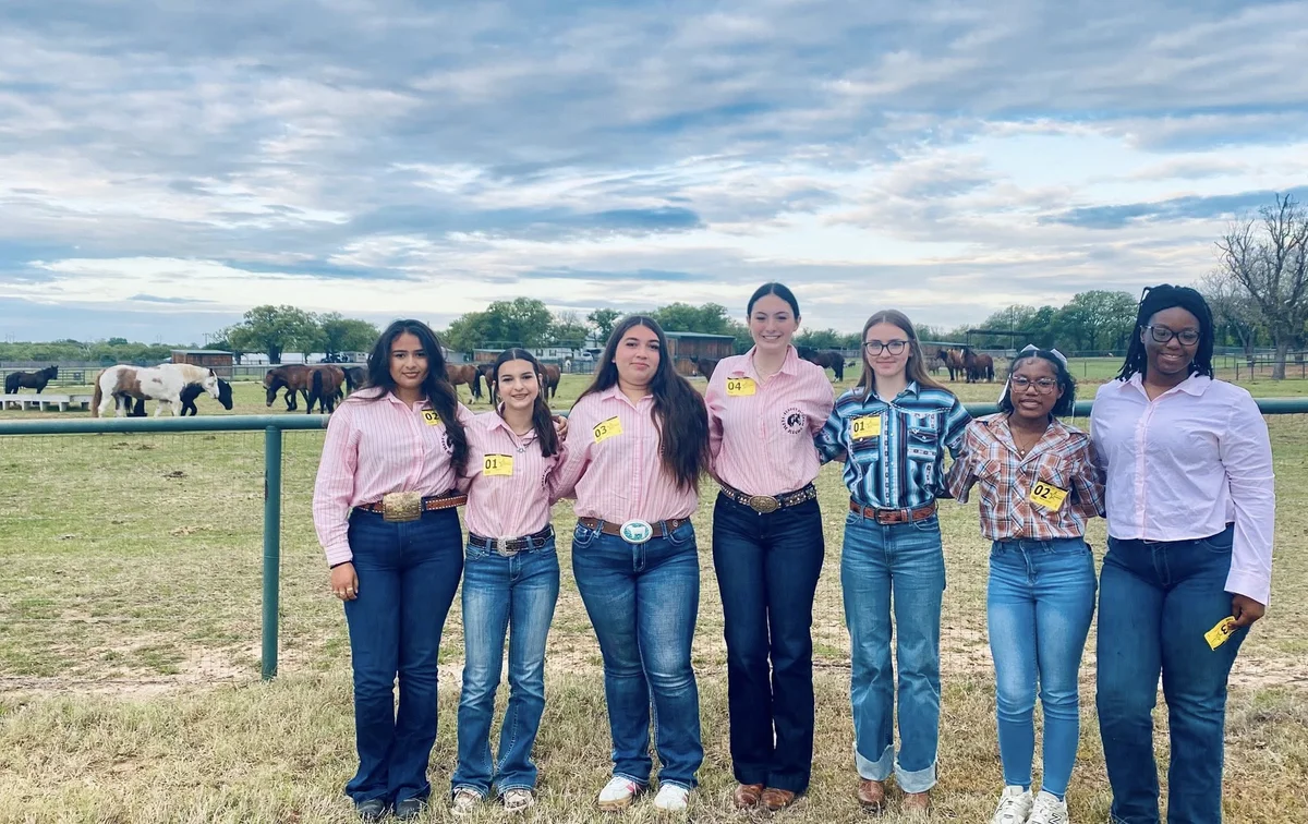 Forney FFA Students Test Skills at Regional Horse Judging Competitions