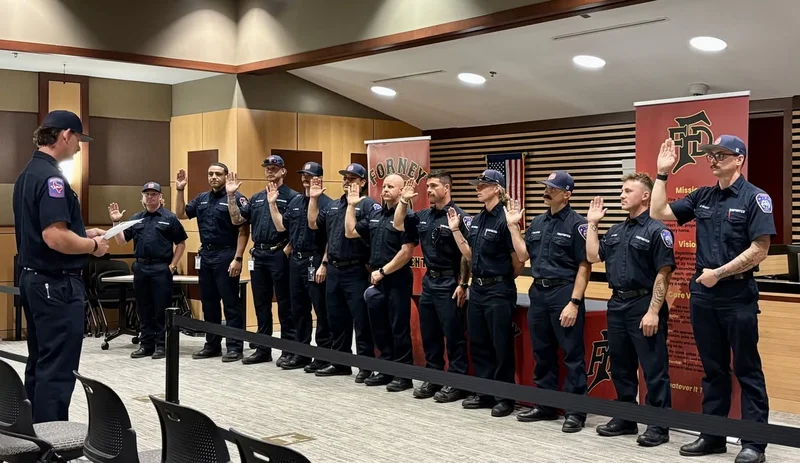 New Recruits Join the Ranks of Forney Fire Department