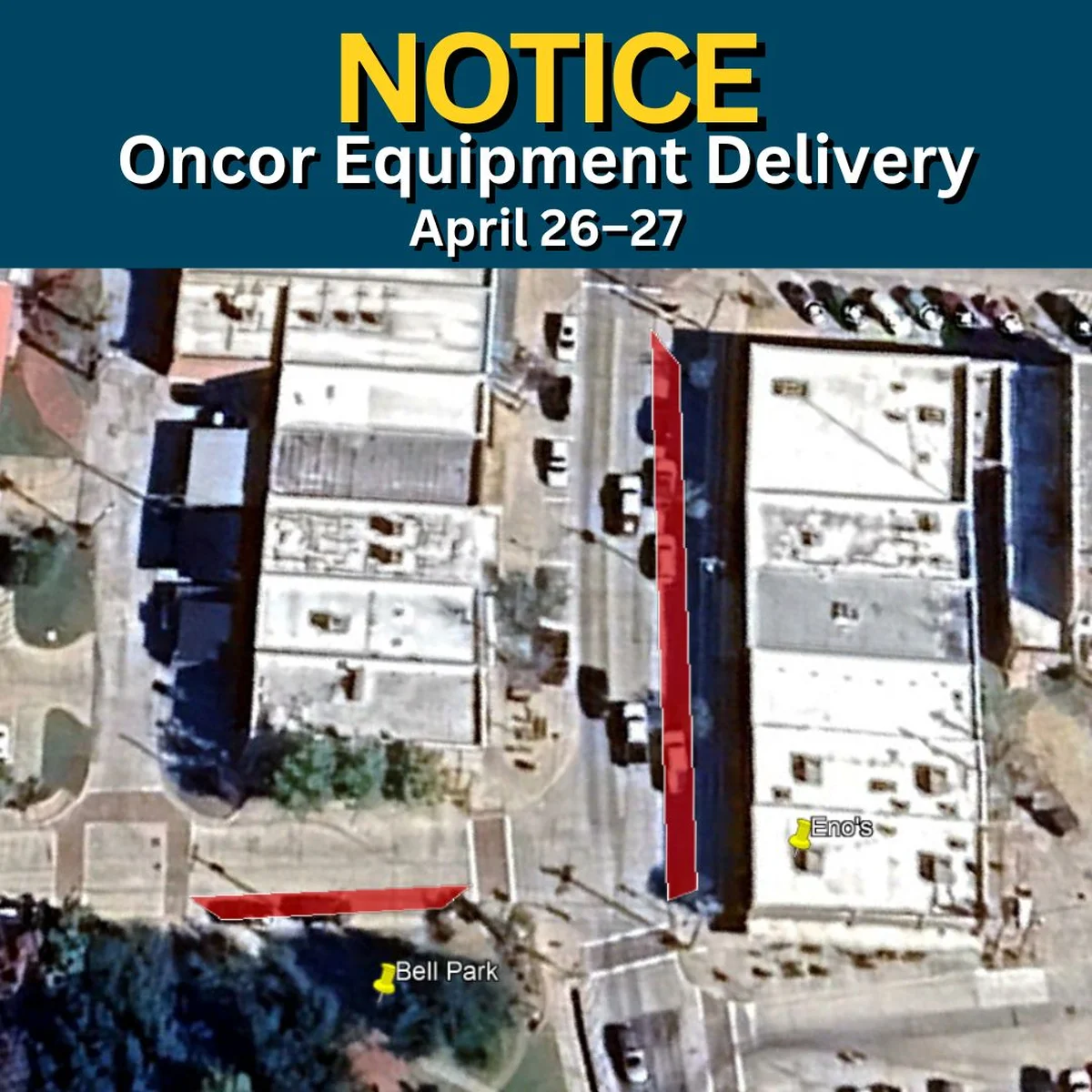Oncor Infrastructure Project to Require Temporary Parking Closures in Downtown Forney
