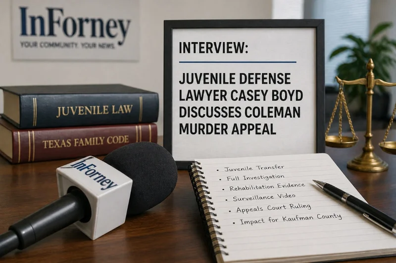 Juvenile Defense Lawyer Casey Boyd Discusses Coleman Murder Appeal