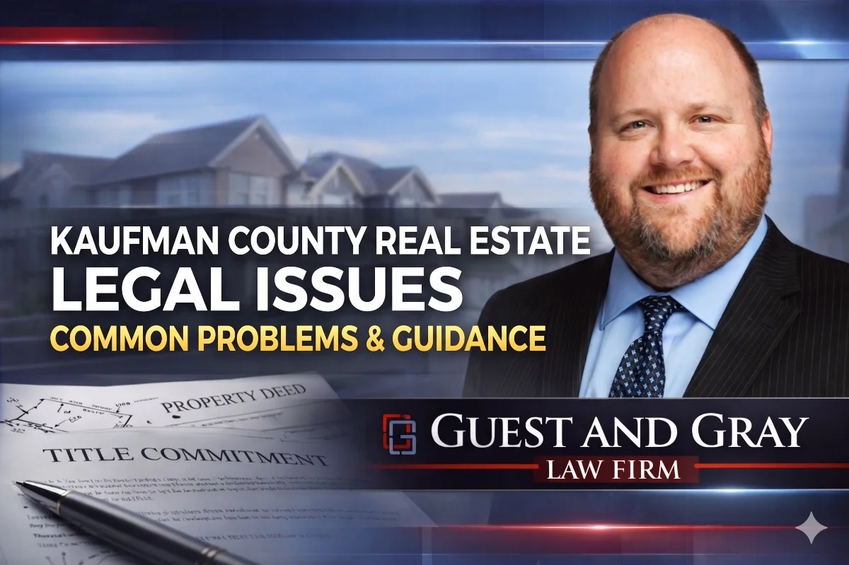 Navigating Common Real Estate Legal Issues In Kaufman County