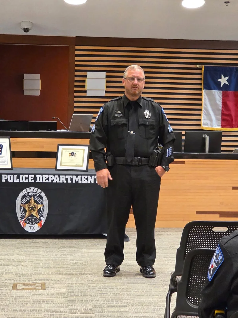 Forney Police Department Announces Promotion of Jordan Bailey to Sergeant