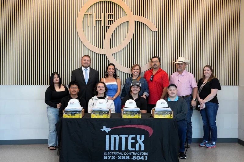 From Classroom to Career: Four Forney ISD Seniors Secure Full-Time Roles with Intex Electrical