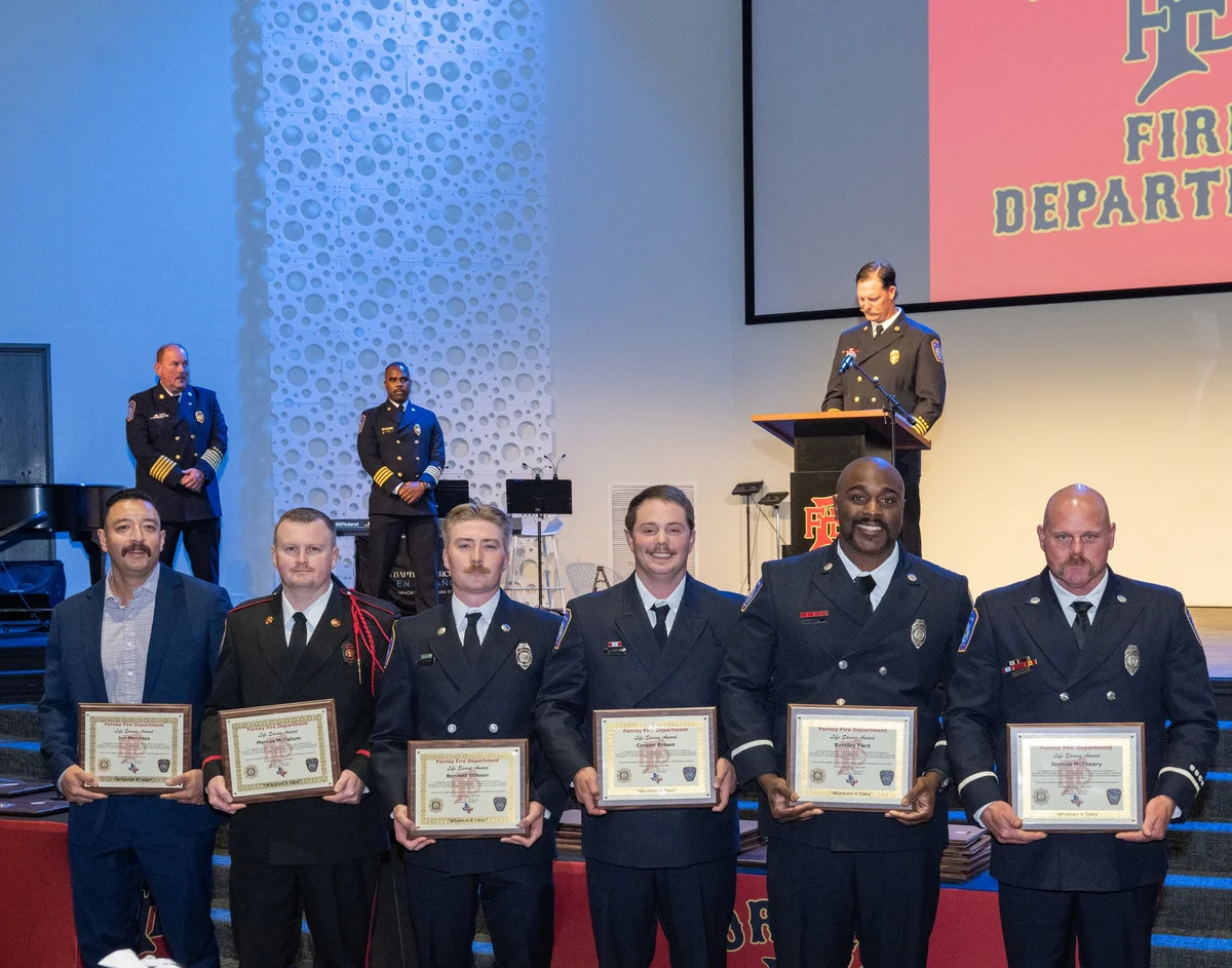Forney Fire Department Honors Excellence at Annual Awards Banquet