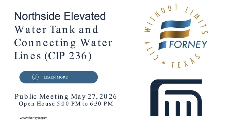 Forney Takes Proactive Step to Stabilize Water Pressure with New Northside Infrastructure Project