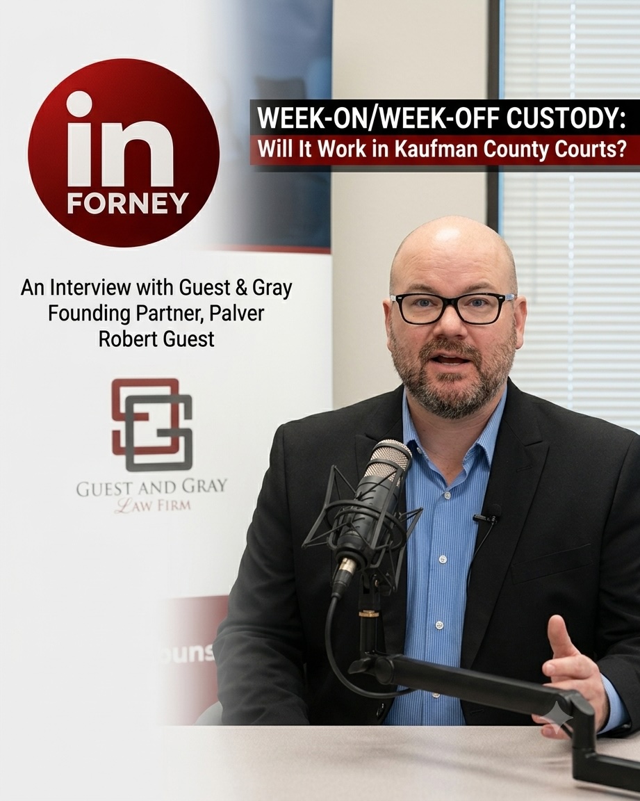 INFORNEY LEGAL NEWS - Will a 50/50 Week-On/Week-Off Custody Schedule Work in Kaufman County Courts?