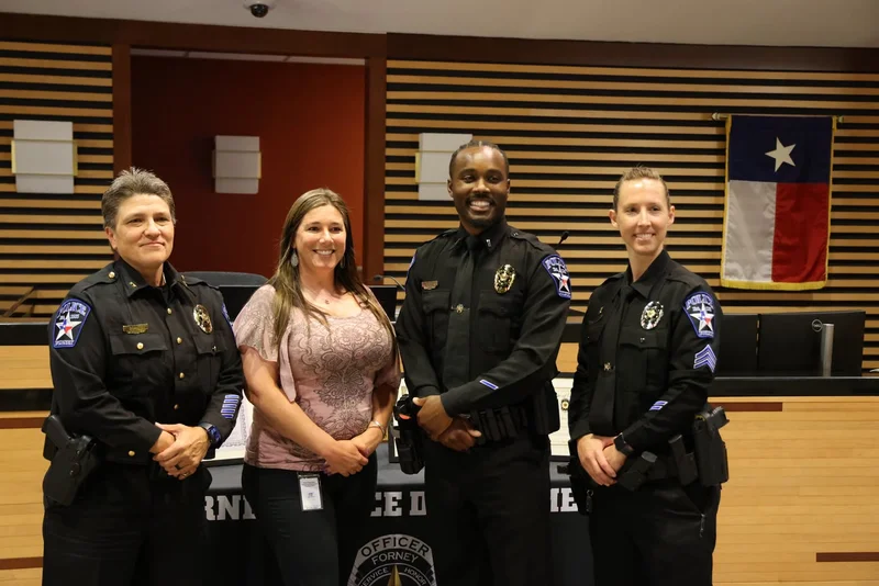 Forney Police Department Announces Key Personnel Promotions