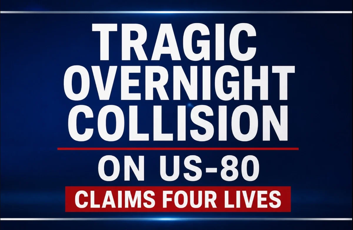 Tragic Overnight Collision on US-80 Claims Four Lives
