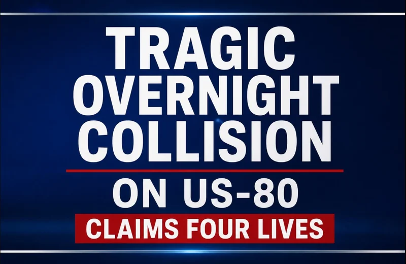 Tragic Overnight Collision on US-80 Claims Four Lives