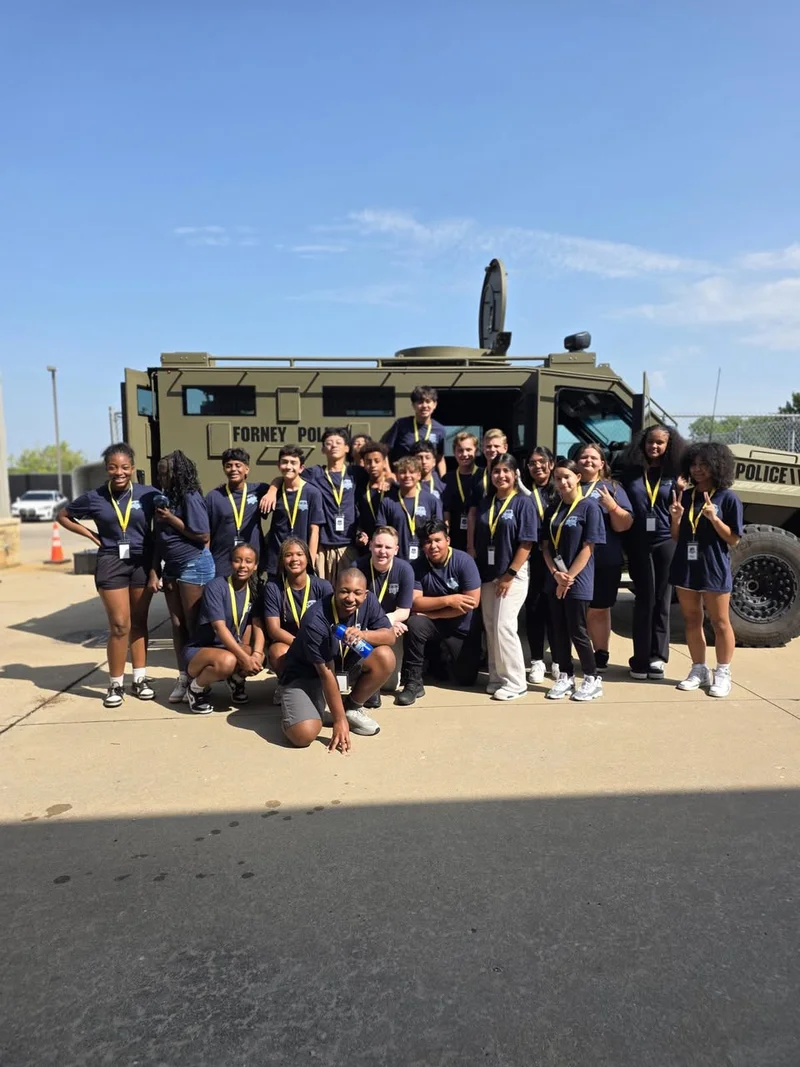 Forney Police Department Celebrates First Junior Police Academy Graduates