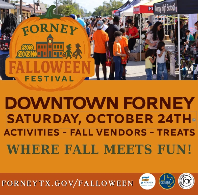 Forney Falloween Festival Returns to Downtown October 24
