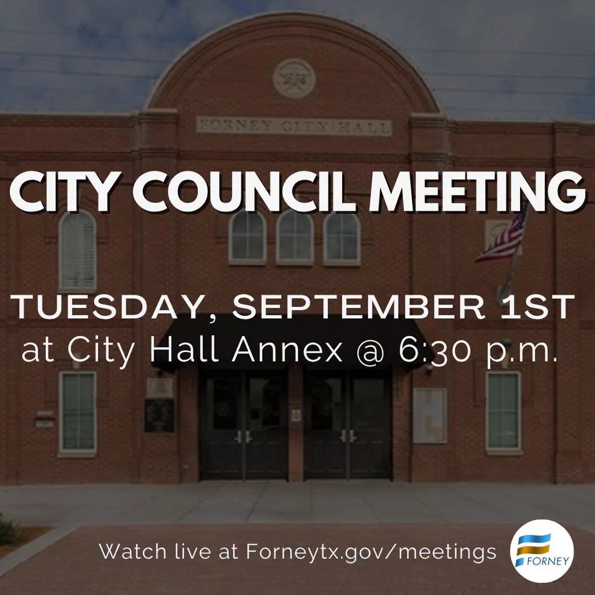 Budget Season and Infrastructure Upgrades Top Agenda for September 1 City Council Meeting