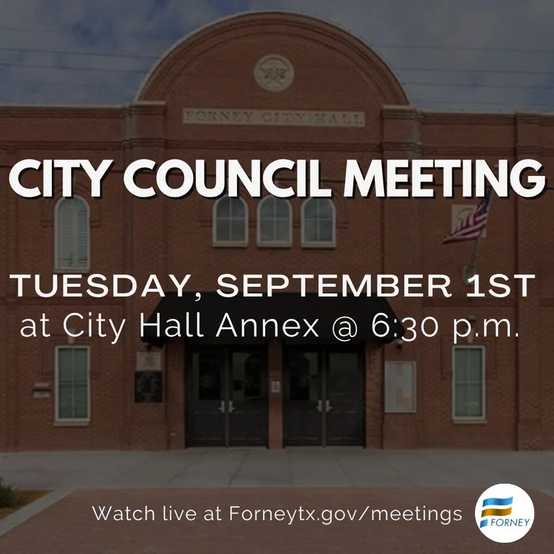 Budget Season and Infrastructure Upgrades Top Agenda for September 1 City Council Meeting