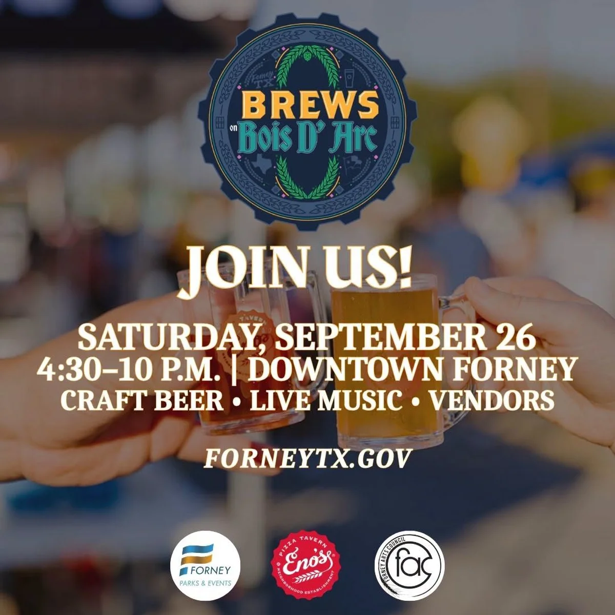 Downtown Forney Prepares for Annual Brews on Bois D’Arc Festival