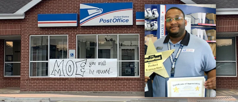 Community mourning loss of beloved post office employee, 'Moe' Smith