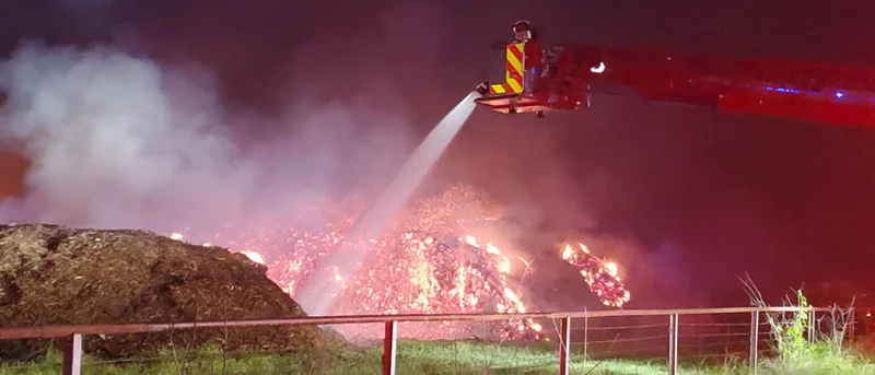 Multiple fire departments, agencies working large mulch pile fire in northern Kaufman County