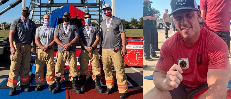 Forney firefighter earns coveted 'Lion's Den' distinction at Firefighter Combat Challenge Nationals as team prepares for World Challenge XXIX