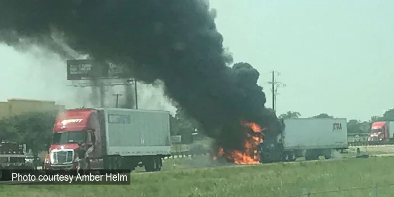 Big-rig driver arrested in Iowa on three counts of manslaughter in connection with fiery fatal crash in Terrell
