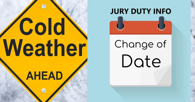422nd District Court Jury Service Postponed Due To Inclement Weather