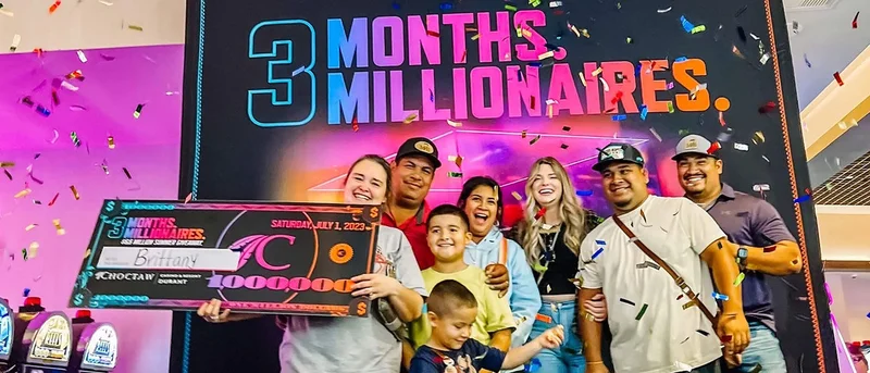 Kaufman woman the first million dollar winner announced in Choctaw Casino & Resort's '3 Months. 3 Millionaires.' promotion