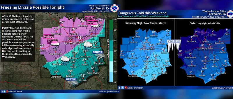 Cold temps and freezing drizzle continue with "dangerously" cold, possibly recording-breaking lows this Valentines weekend