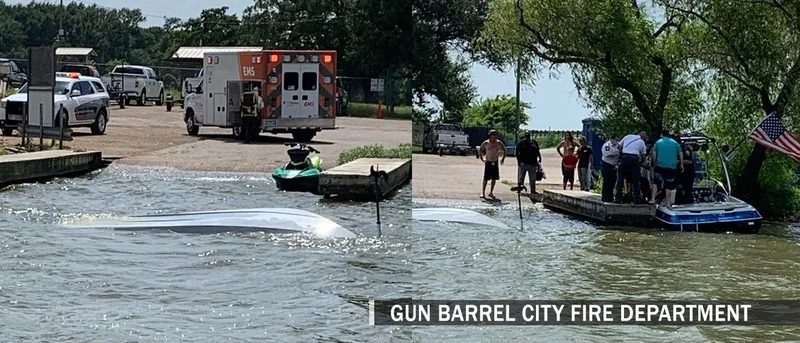 First responders, citizens aid in rescue of capsized boaters on Cedar Creek Reservoir