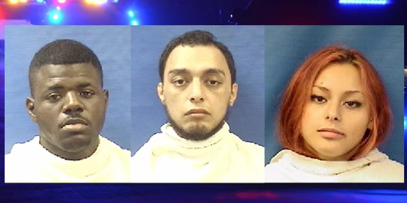 Suspicious person call yields three arrests in Crandall, recovery of stolen vehicle