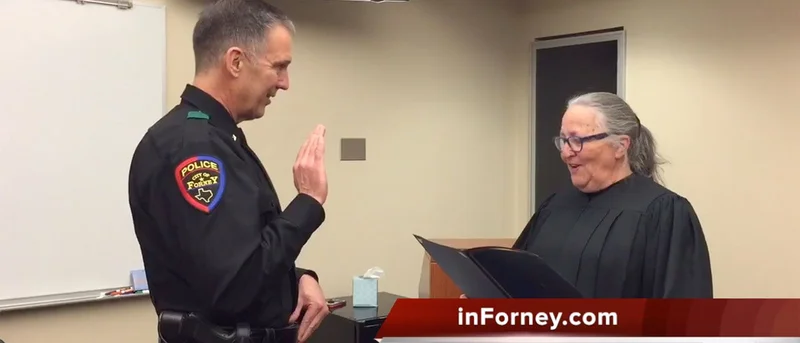 Forney Police Department Chief Robert Sherwin submits letter of resignation
