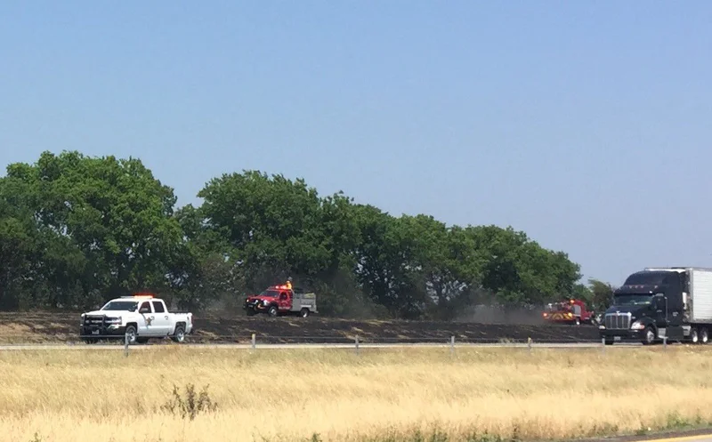 Eight active fires in Kaufman County including six along Interstate 20 causing major delays