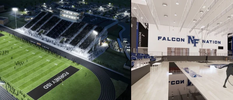 Forney ISD: Over $100 million in bond savings paved way for additional 'equitable' improvements, including NFHS football stadium expansion and competition gym