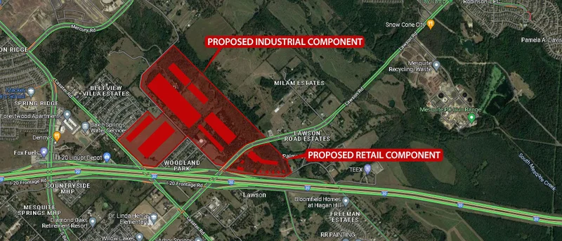 City of Mesquite approves construction of 235-acre retail and business development along IH-20
