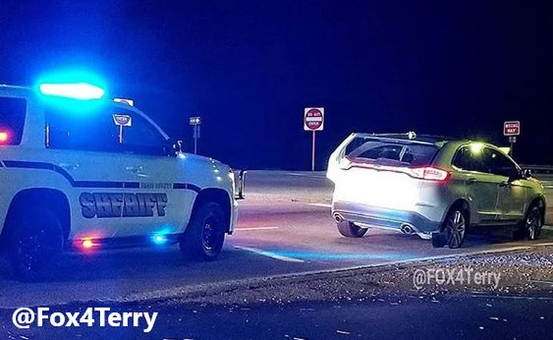 Nude woman taken into custody after Ellis County police chase ends in Terrell