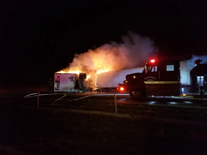 Westbound Interstate 20 closed near Terrell due to fiery fatal crash