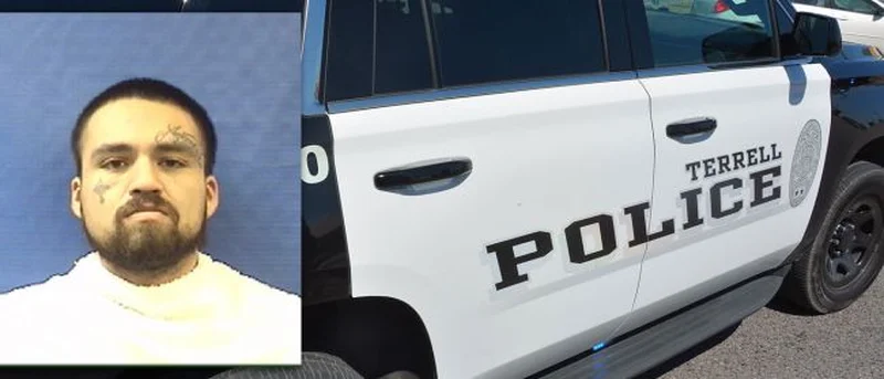 Man facing drug charges after slow-speed police chase in Terrell, swallowing narcotics