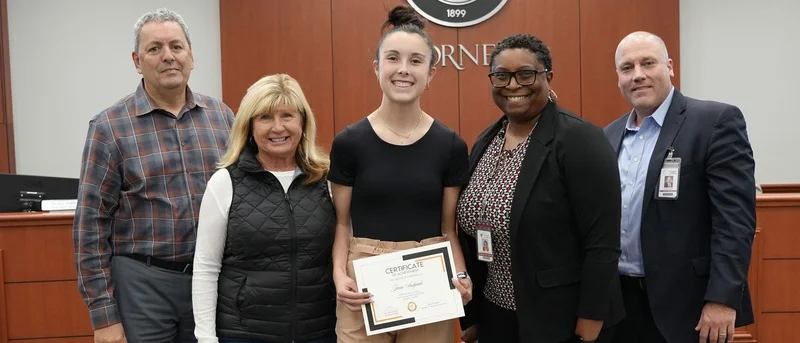 Forney High School student honored for competing at UIL State Cross Country Meet